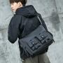 Men's workwear canvas student casual versatile shoulder bag