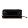 Luxury genuine cowhide leather long purse custom logo woman wallet with wristband rfid protection
