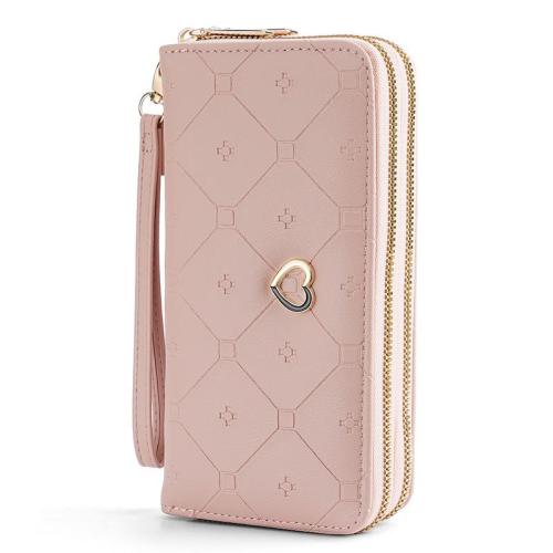 ZR312 2023 New Wallet Women's Long Double Zipper Wallet Japanese Korean Fashion High Capacity Handbag