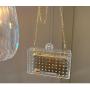 Wholesale Luxury handbag purse acrylic ladies transparent women's clutch evening bags purse crossbody clear bag