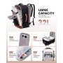 LOVEVOOK 17In Travel Backpack with 3 Packing Cube Carryon Backpack as Personal Item Flight Approved Waterproof Travel Essentials