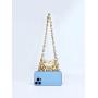 Small niche design hollowed out acrylic woven shoulder bag