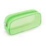 Gelory Creative Transparent Mesh Pencil Case Portable Lightweight Mesh Zipper Desk Storage Pouch Pencil Bags