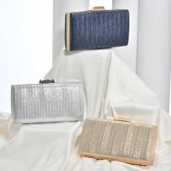 Fashion wrinkle elegant evening clutch bag evening bags 2024 chain shoulder crossbody bag for women