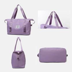 ZF019 New Fashion Travel Tote Bag Oxford Cloth Nylon Waterproof Zipper Organizer Bag Ladies Leisure Sports Yoga Fitness Bag
