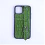 Capa De Celular Crocodile Leather Phone Case With Card Slots Crossbody Shoulder Strap Mobile Phone Cover For iphone 13 14 15 pro