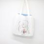 Wholesale Custom Logo Printed 6Oz Canvas Tote Bag Organic Handle Shopping Grocery Cotton Canvas Cloth Bags