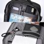 Custom 37L Unisex Expanding Laptop Backpack Large Capacity Three-Layer Dry Wet Separation Waterproof Shoulder Outdoor Travel Bag