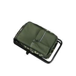 Outdoor Fishing Chair Folding Camping Stool Hiking Camouflage Seat Portable Backpack Insulated Picnic Cooler Bag