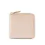 OEM genuine leather ladies wallet rfid protection zip around wallet