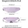 Gelory New Trendy Lightweight Waterproof Polyester Crossbody Bag Colorful Fanny Pack Sports Gym Waist Bag For Women Men