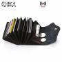 ZHF400 Cross-border antimagnetic RFID Women's Creative Wallet Card Bag Case Double Buckle Wallet Zipper Zero Wallet