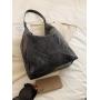 Fashionable Solid Color Jeans Fabric Large Capacity New Design Versatile Shoulder Bag