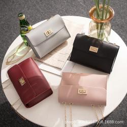 Hot Selling wholesale factory 2024 chain ladies shoulder bags fashion mobile phone bag pu leather messenger Bag for women