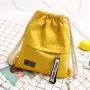 Gelory Promotional Eco Friendly Custom Logo Printed Drawstring Bag Canvas Drawstring Backpack