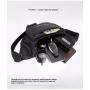 ZWY157 Daily Portable Oxford Waterproof Men Waist Pack Lightweight Simple Shopping Crossbody Bag Outdoor Sport Travel Chest Bag