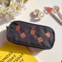 BD037 Wholesale Student Stationery Bag Large Capacity Pencil Case ins Cartoon Embroidery Pencil  Bag Portable Cosmetic Bag