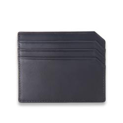 Genuine leather card holder for gift slim front pocket card holder vegetable tanned leather