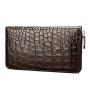 OEM ODM Cartera Hombre Billeteras De Cuero Luxury 100% Genuine Crocodile Leather Wallets For Mens Wholesale Men'S Clutch Purse