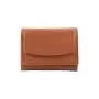 Genuine Leather Small Wallets RFID Blocking Card Holder Ladies Mini Trifold Purse with Coin Pocket