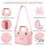 LOVEVOOK Carry on Lightweight Laptop Case Cute small Laptop Briefcase for Work College Travel Laptop Bag for Women Ladies