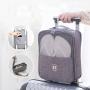 HR627 Travel Shoes Storage Bag Unisex Sport Cation Waterproof and Dustproof Shoe Packing Bag Oxford Double Layer Shoes Bag