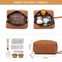 LOVEVOOK 2pcs/set Large fashion PU Laptop bag Computer School Stylish Tote Bag Shoulder Crossbody Messenger Bag for Women