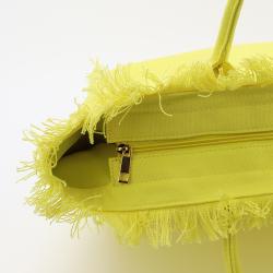 Keymay 2022 Pre-sale New Design Women Fringe Fashionable Shopping Bag Beach Tote Bag Tassel  Handbags Large Canvas Handbag