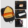 HR592 Casual Men's Backpack Fashion Outdoor Backpack Women Polyester Leisure Waterproof Travel Bag Business Man Phone Laptop Bag