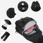 LOVEVOOK Fashion Anti Theft Waterproof Messenger Crossbody Chest Bag Nylon Backpack Travel Hiking Sling Chest Bag for Women