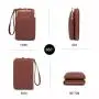 LOVEVOOK Custom Fashion PU Cell Phone Shoulder Sling Casual Crossbody Bag waterproof cash card holder screen phone purses bag