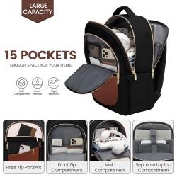 LOVEVOOK New Style Fashion Laptop Backpack School Travel Business Daypack with USB Teacher Nurse Student Smart laptop backpack