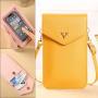 Mobile Phone Bag 2024 New Touch screen Small Mini Single Shoulder Crossbody Bag Zipper Wallet Fashion Mobile Phone Messenger Bag