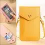 Mobile Phone Bag 2024 New Touch screen Small Mini Single Shoulder Crossbody Bag Zipper Wallet Fashion Mobile Phone Messenger Bag