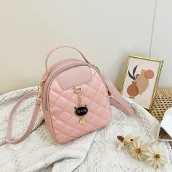2024 Ladies bag Backpack Single Strap Fashionable Joker Break Schoolbag with Chain Decoration Portable Wholesale for Women