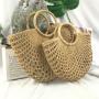 OEM Sac Plage En Paill 2022 Bolso Paja Bolsa De Palha Bors Paglia Large Tote Handmade Hollow Out Woven Beach Summer Straw Bags