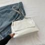 Soft Leather Large Capacity Fashion Simple Commuting Chain Shoulder Bag for Women, Early Autumn New Style Versatile Tote Bag