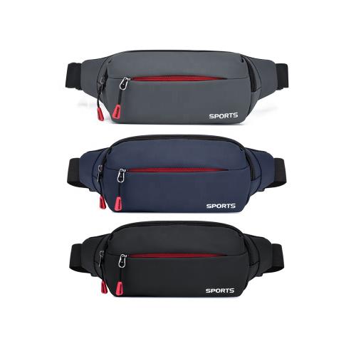 Waterproof Mens Fanny Pack Outdoor Running Walking Hiking Cycling Riding Waist Belt Bag With 4-zipper Pockets