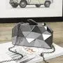 New Fashion Diamond Hand Bag Metal Chain Evening Bag