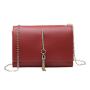 Mobile phone bag pu leather tassel chain small women shoulder crossbody bags wholesale 2024 small square bag