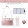 LOVEVOOK 5 in1 Diaper Tote Travel Bags 5pcs High Quality Mommy Weekender Duffel Bags Ladies Overnight Bag For Women