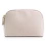 2024 New makeup bag high-end texture leather shell clutch bag travel portable finishing and storage makeup bag