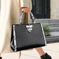 NEW Trendy Bolsos De Mujer Snake Handbag Tote Bag Leather Crossbody Bag For Women