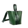 2024 Snake Crocodile Genuine Leather Bucket Bags Women Handbags For Ladies Luxury Handbag
