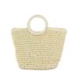 Eco-Friendly Summer Beach Lady Tote Straw Basket Bag Woven Bags Fashion Handbags Women  Raffia Bag