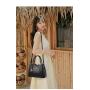 HR696 New Fashion Women Handbags PU Leather Ladies One Shoulder Crossbody Tote Bag Female Retro Pendant Versatile Mum Bag
