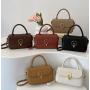 ZR683 Women's Bags Fashion PU Leather Girl Retro Small Square Bag Simple Button Shoulder Lady Crossbody Phone Bag Female Party