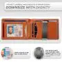PU leather money clips wallet for men custom RFID blocking Bifold wallet with clip