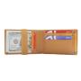 Hot selling slim card holder wallet elastic money bag high quality leather small wallet