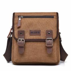 XL087 Imported Vintage Men's Shoulder Bag Luxury Daily Life  Large Capacity Handbag Wear-resistant  Messenger Bag